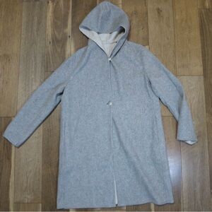 Uniqlo wool blend Light gray coat/jacket